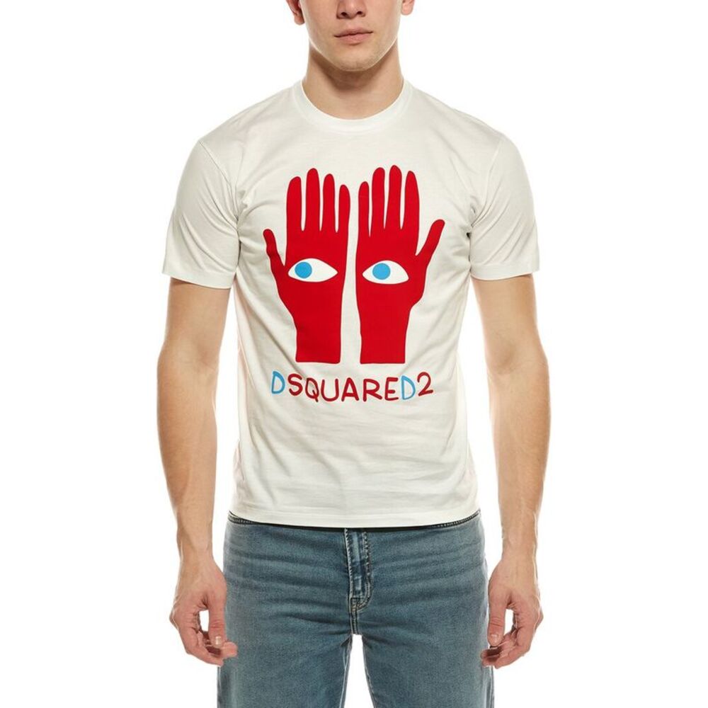 Dsquared2 Mens  T-Shirt, White